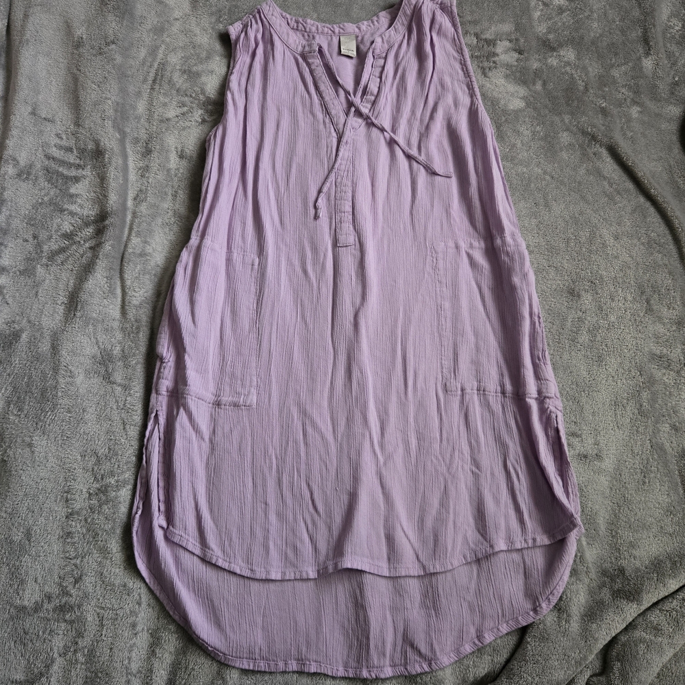Prana Lilac High Low Sleeveless Dress